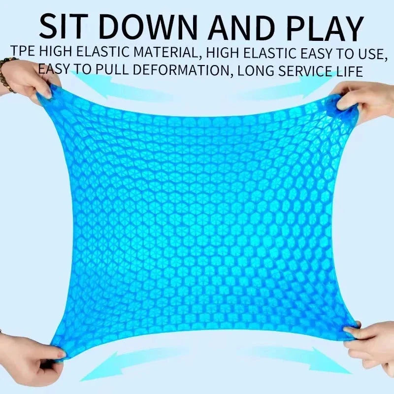 Cojín de asiento de gel transpirable – Diseño de panal para evitar el dolor de despalda