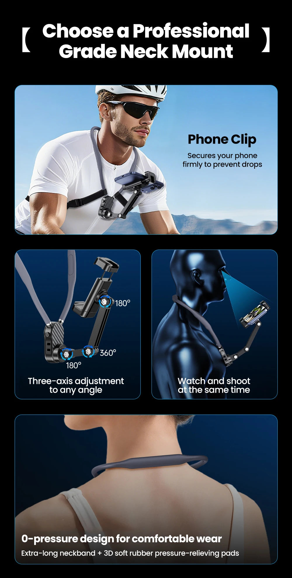 Neck Hanging Phone Holder ,  FREE SHIPPING